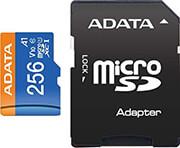 AUSDX256GUICL10A1-RA1 PREMIER MICRO SDXC 256GB UHS-I V10 CLASS 10 RETAIL WITH ADAPTER ADATA