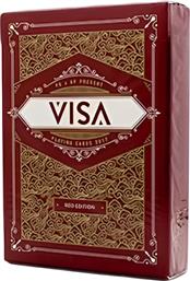 VISA RED DECK BY PATRICK KUN AND ALEX PANDREA - ΤΡΑΠΟΥΛΑ BICYCLE
