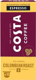 ΚΑΨΟΥΛΕΣ ΚΑΦΕ ESPRESSO COLOMBIAN ROAST 10X5.7G COSTA COFFEE